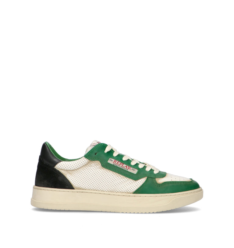REPLAY Sneaker uomo bianca/verde