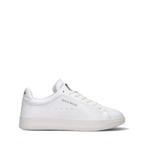REPLAY Sneaker uomo bianca in pelle