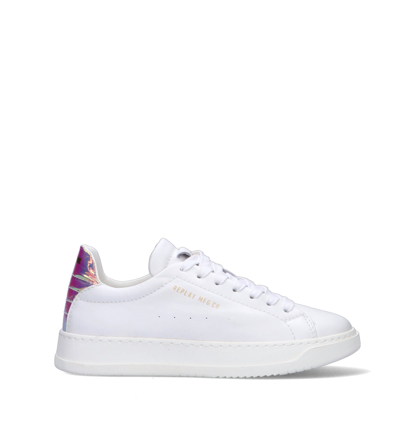 REPLAY Sneaker donna bianca in pelle
