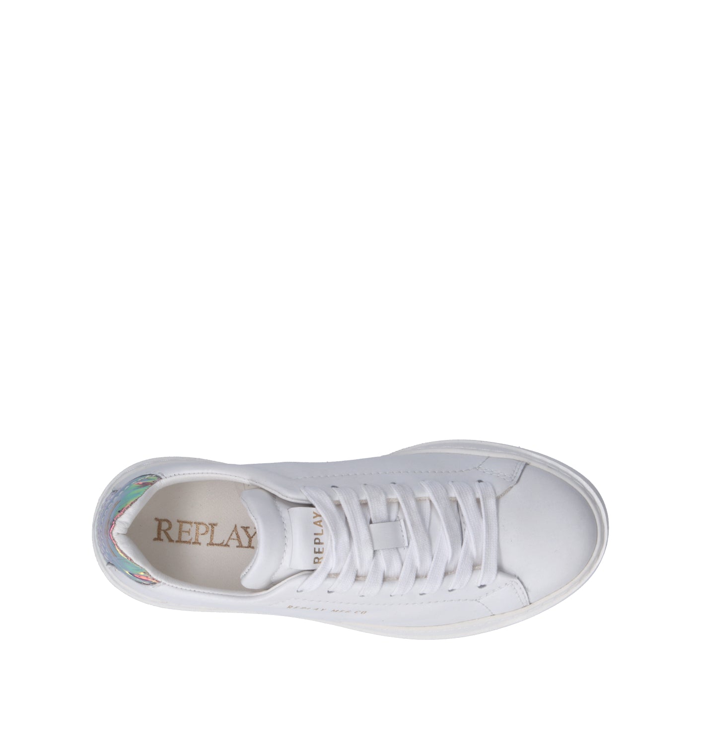 REPLAY Sneaker donna bianca in pelle