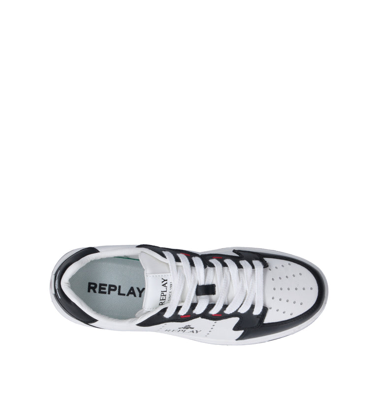 REPLAY Sneaker uomo bianca/nera