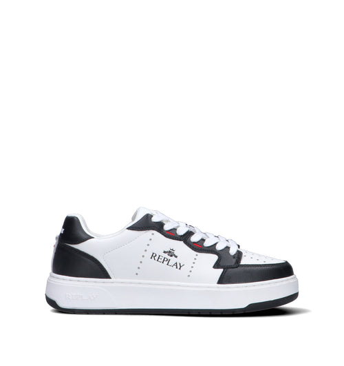 REPLAY Sneaker uomo bianca/nera