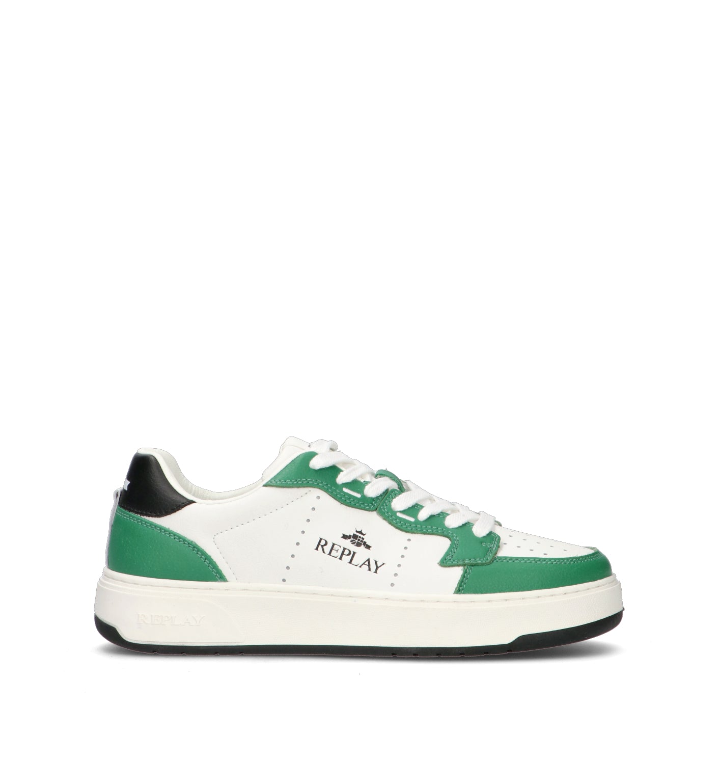 REPLAY Sneaker uomo bianca/verde