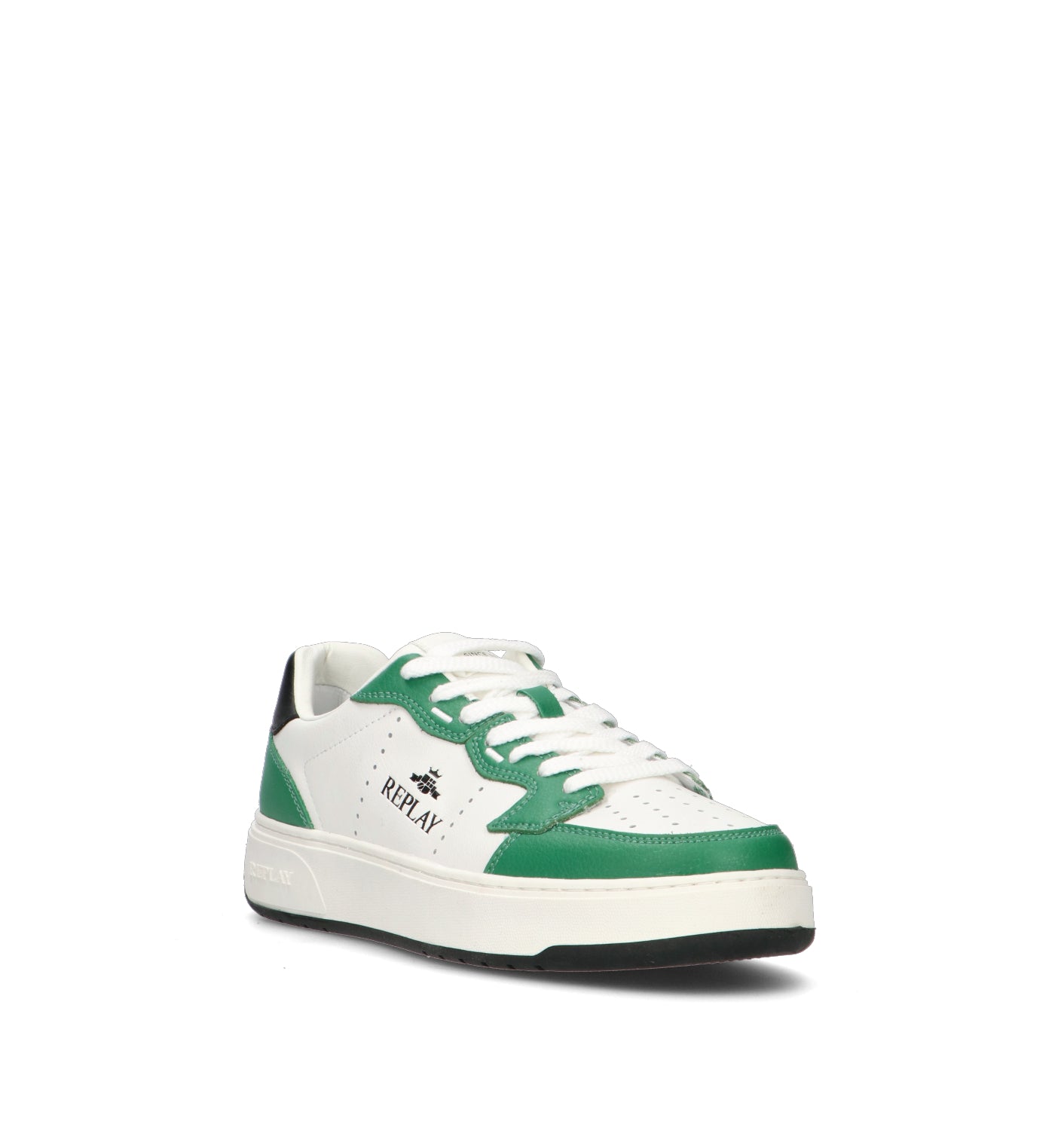 REPLAY Sneaker uomo bianca/verde