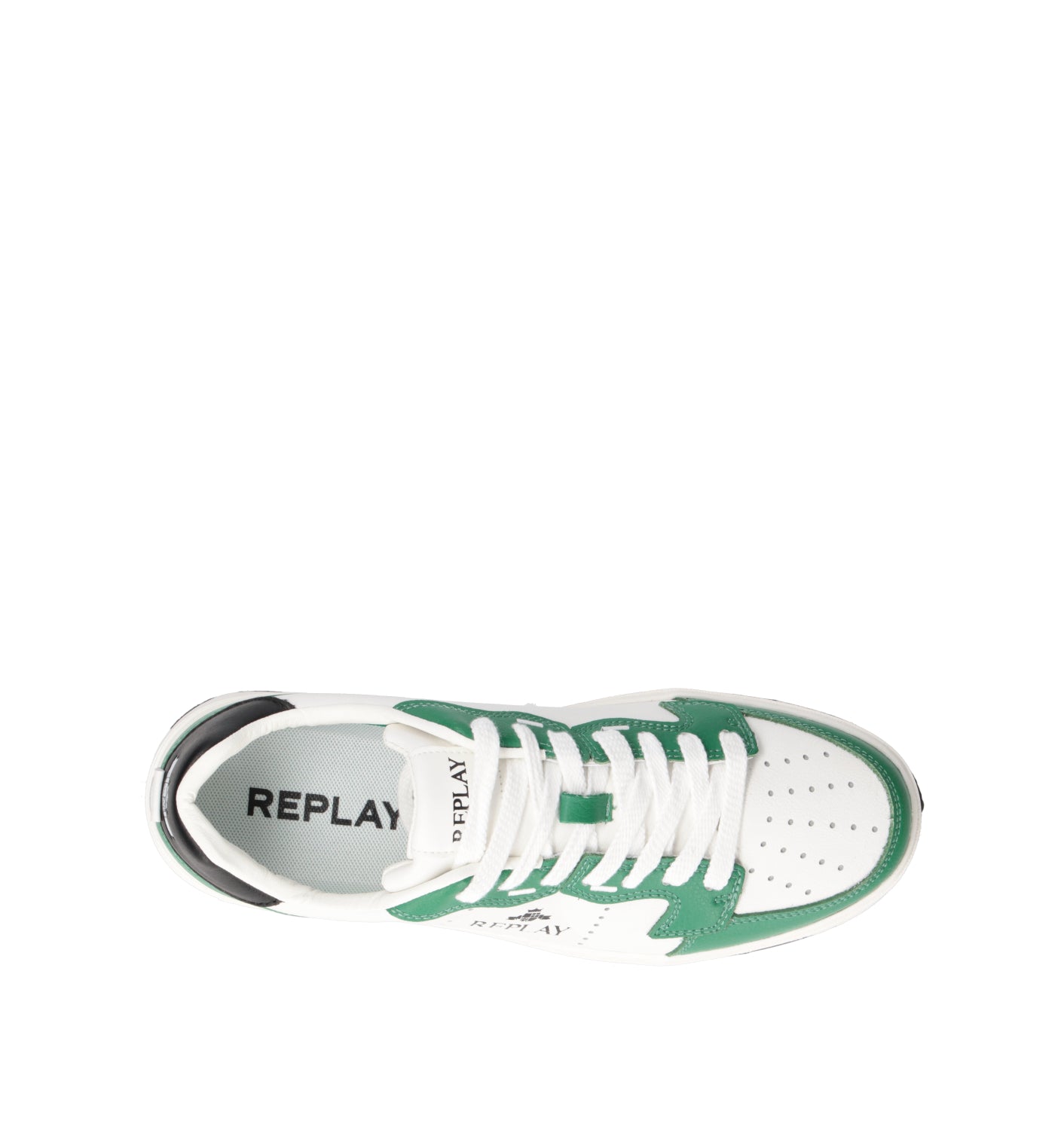 REPLAY Sneaker uomo bianca/verde