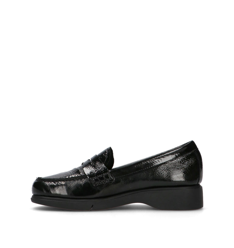 SAYDO Scarpa comfort donna nera in pelle