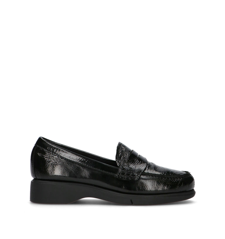 SAYDO Scarpa comfort donna nera in pelle