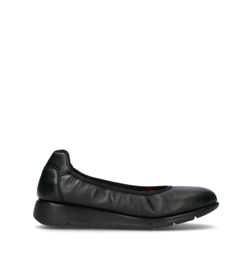 SAYDO Scarpa comfort donna nera in pelle