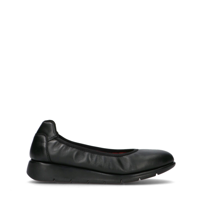 SAYDO Scarpa comfort donna nera in pelle