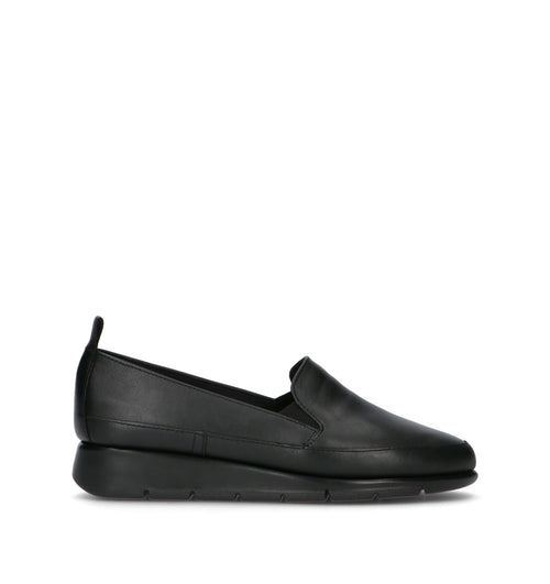 SAYDO Scarpa comfort donna nera in pelle