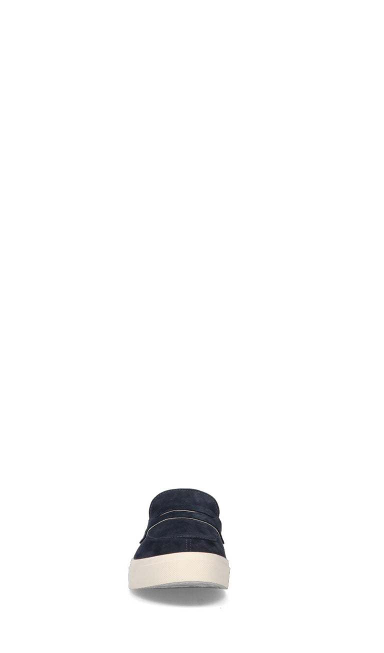 PANCHIC Mocassino uomo blu in suede