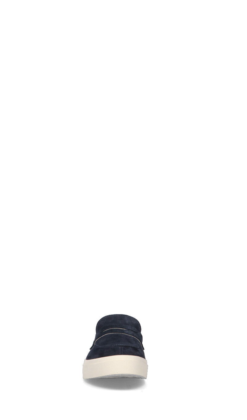 PANCHIC Mocassino uomo blu in suede