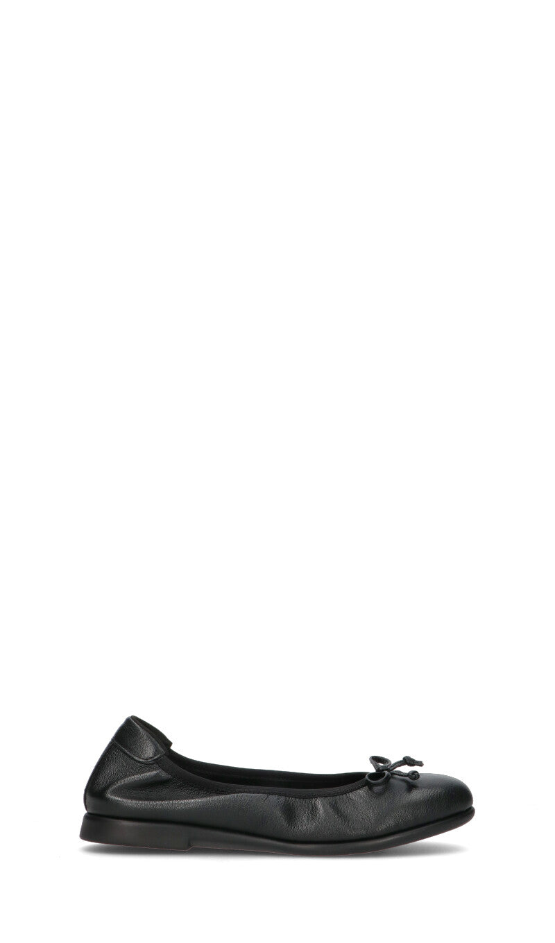 SAYDO Ballerina donna nera in pelle