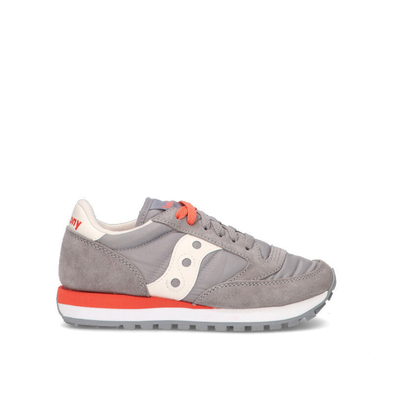 SAUCONY - SHADOW ORIGINAL Sneaker donna grigia/arancio in suede