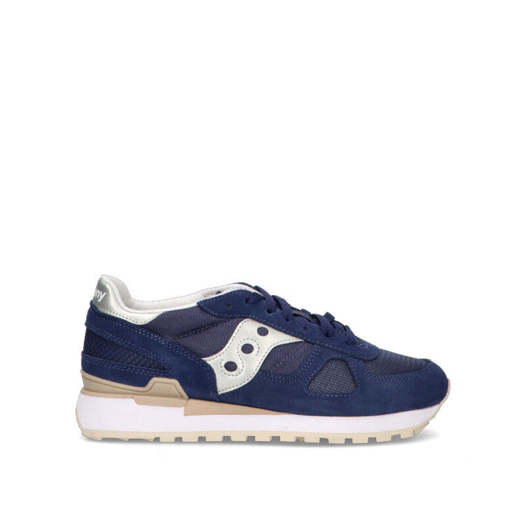 SAUCONY SHADOW ORIGINAL Sneaker donna blu in suede