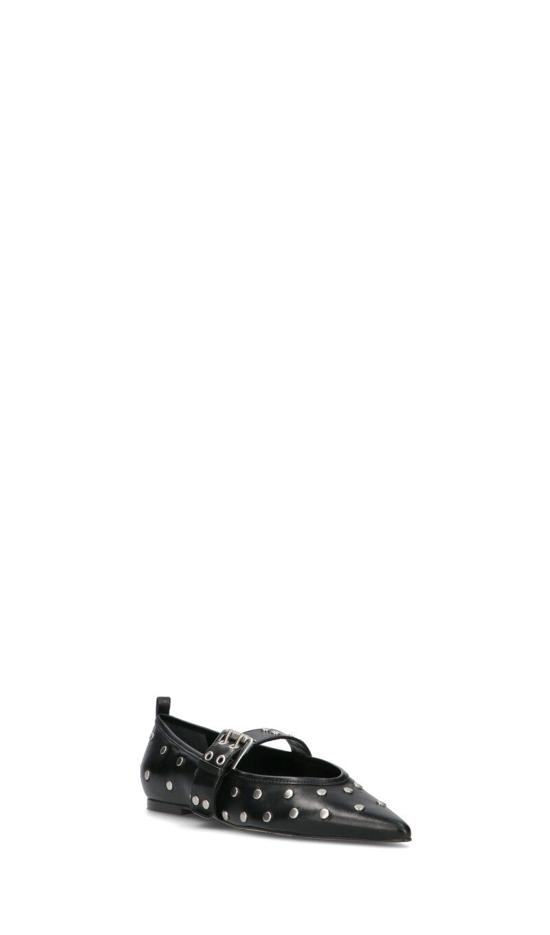 SCHUTZ Ballerina donna nera in pelle