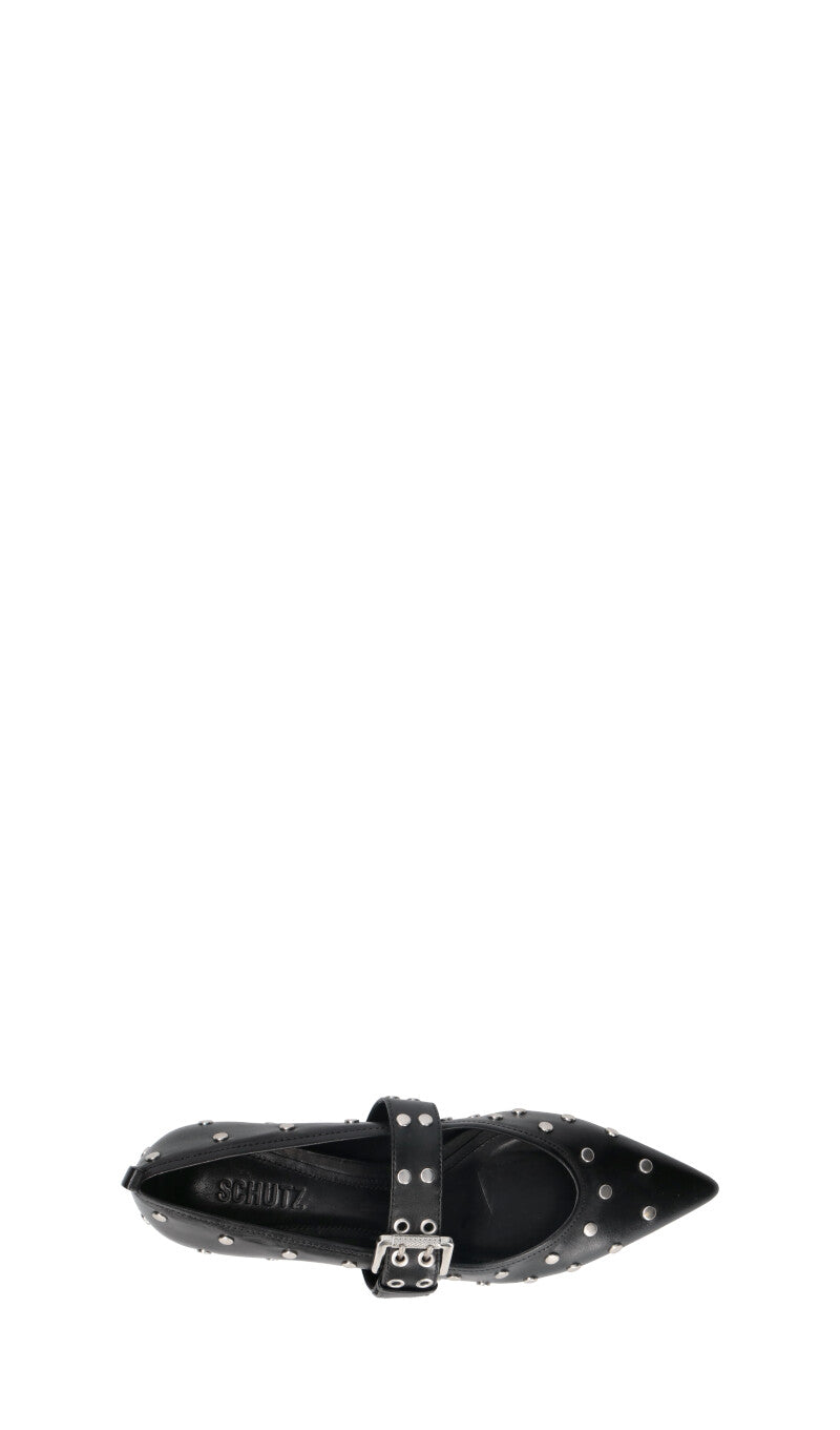 SCHUTZ Ballerina donna nera in pelle