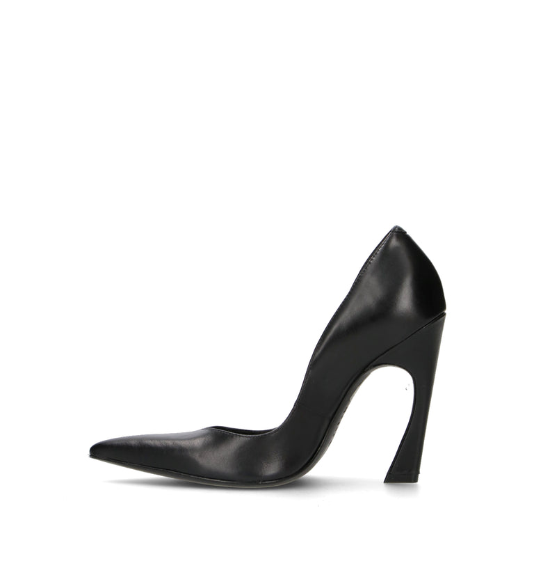 SCHUTZ Décolleté donna nero in pelle