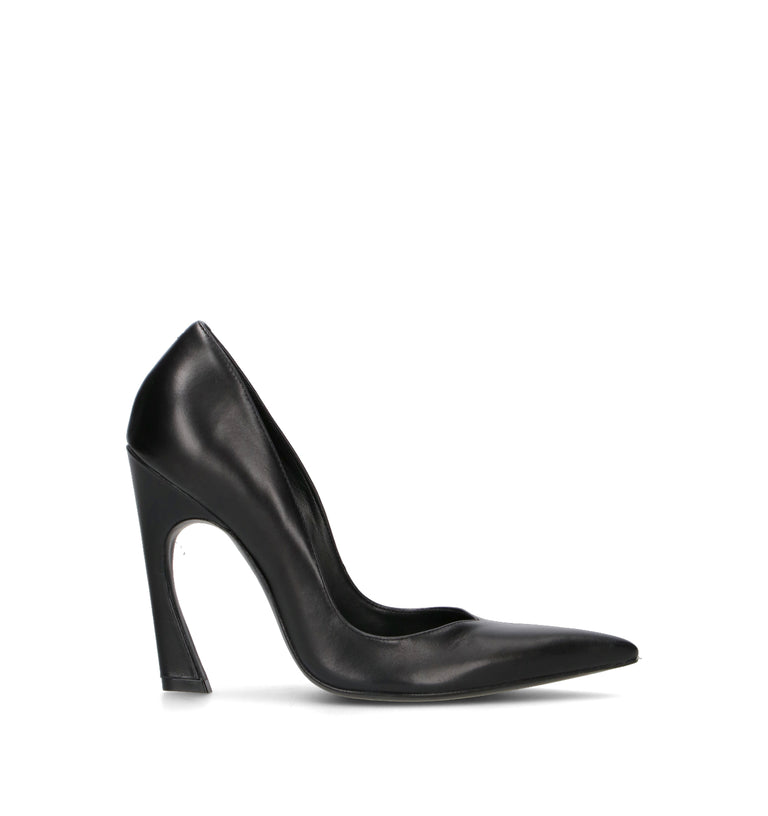 SCHUTZ Décolleté donna nero in pelle