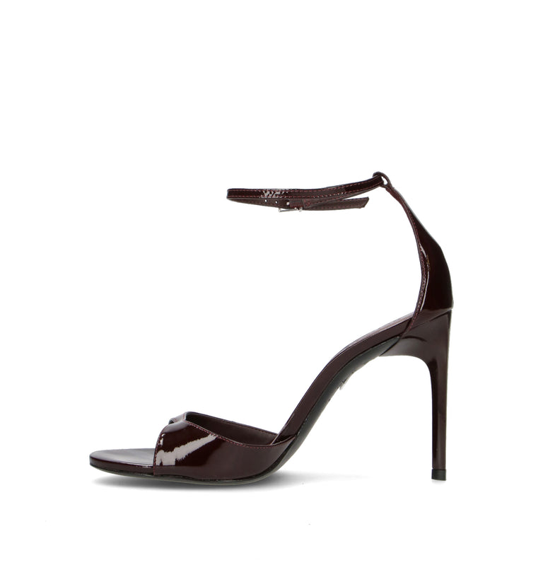 SCHUTZ Sandalo donna marrone in pelle