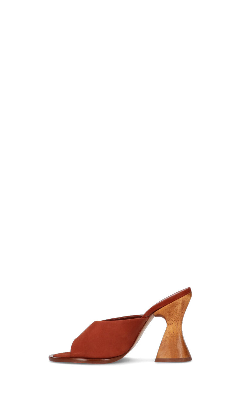 SCHUTZ Sandalo donna marrone in suede
