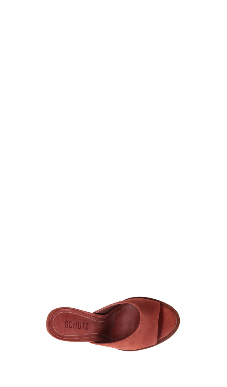 SCHUTZ Sandalo donna marrone in suede