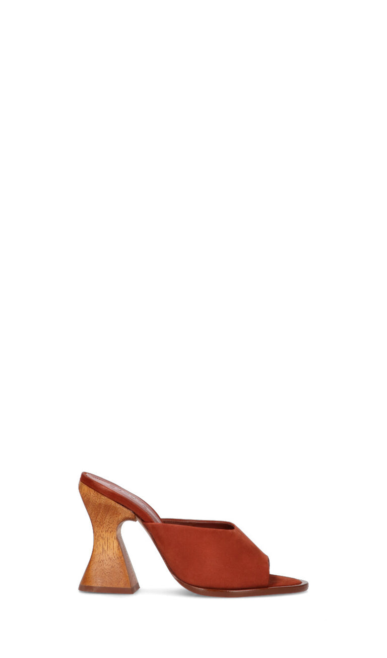 SCHUTZ Sandalo donna marrone in suede