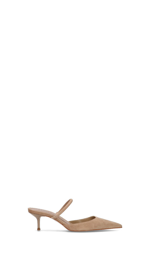 SCHUTZ Sabot donna beige in suede