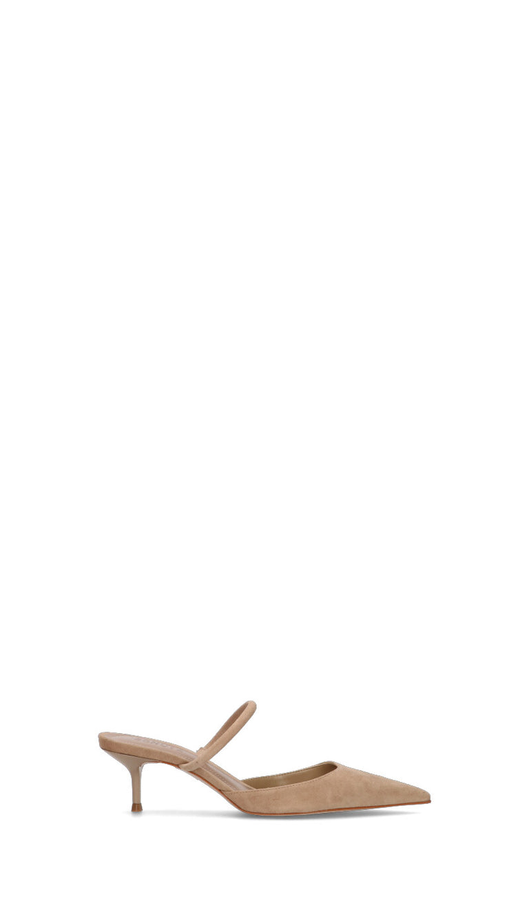 SCHUTZ Sabot donna beige in suede