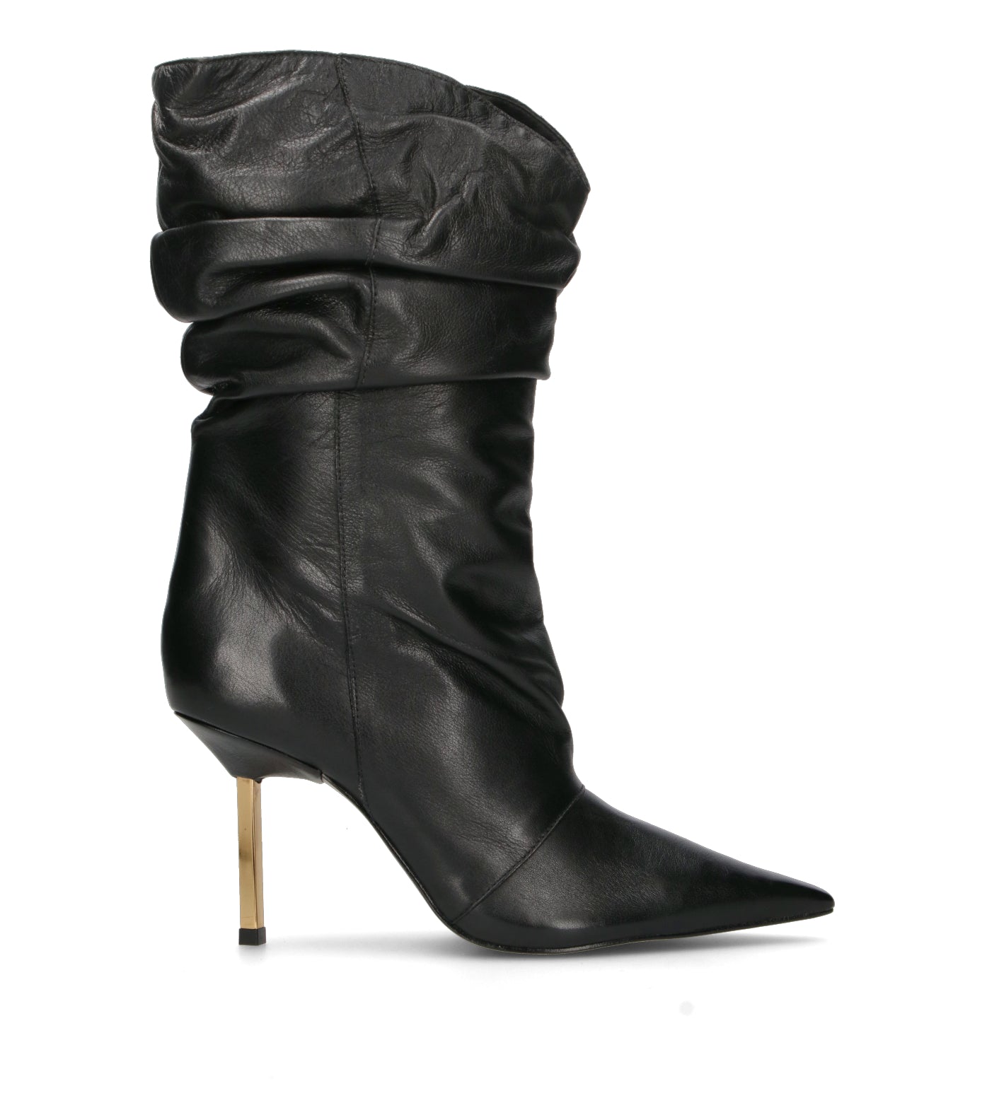 SCHUTZ Stivale donna nero in pelle