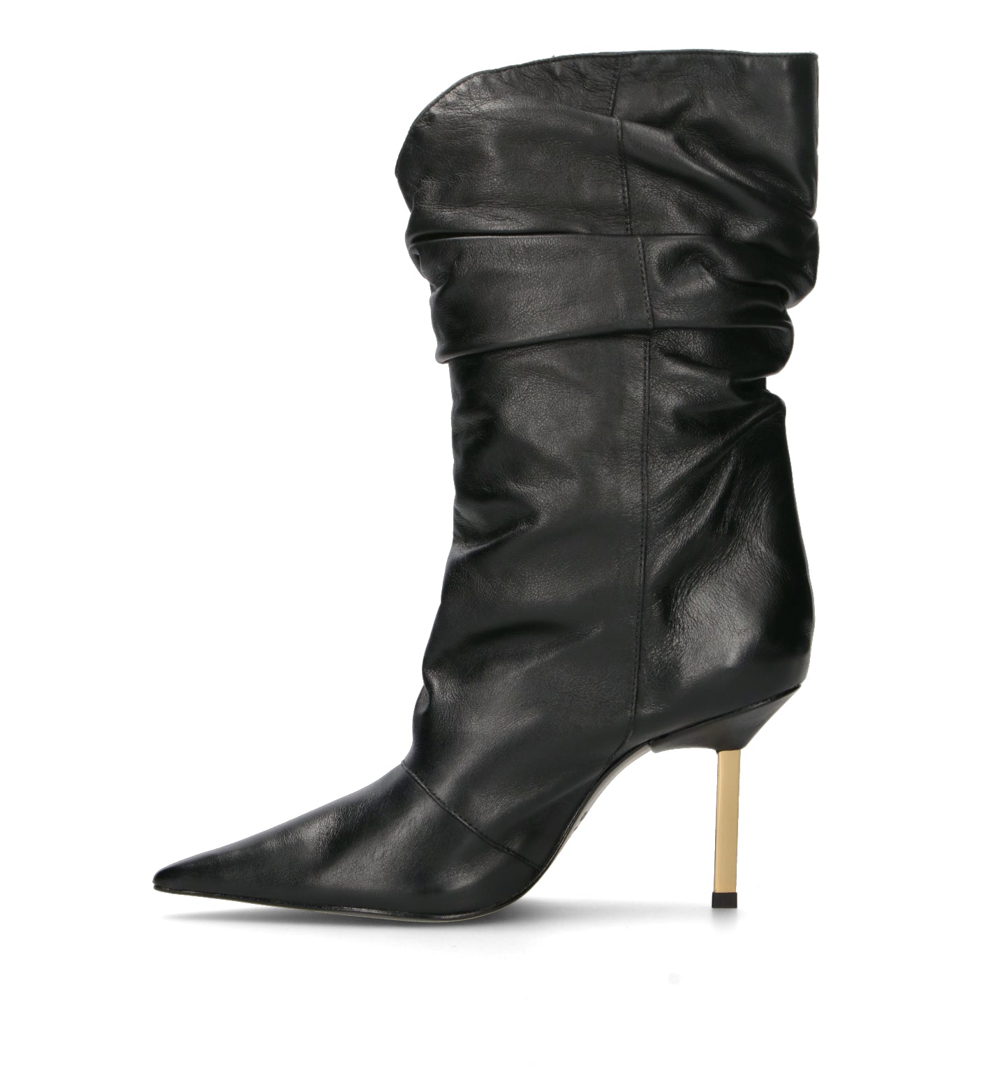 SCHUTZ Stivale donna nero in pelle