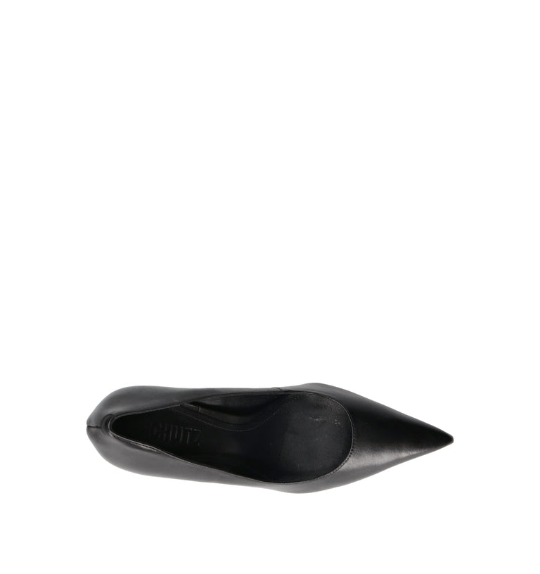 SCHUTZ Décolleté donna nero in pelle