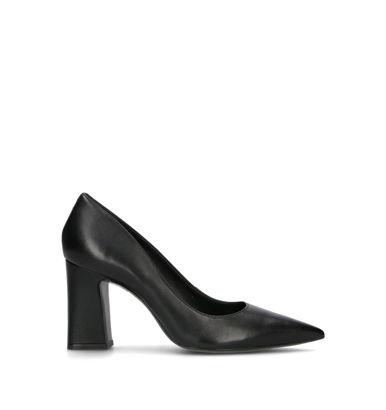 SCHUTZ Décolleté donna nero in pelle