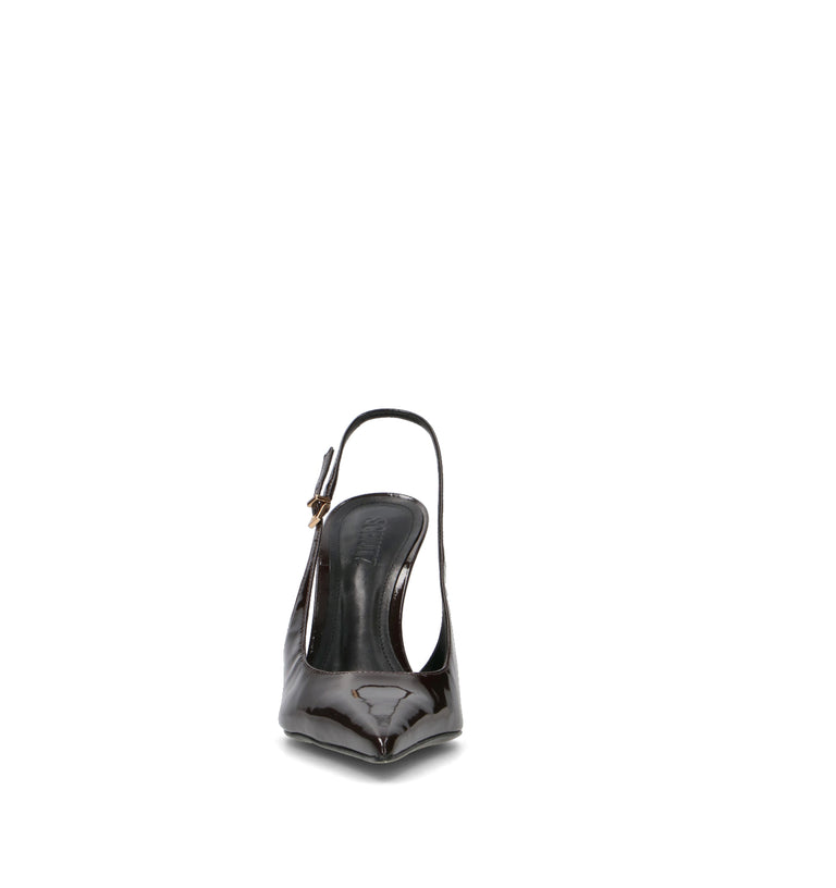 SCHUTZ Slingback donna nero in pelle