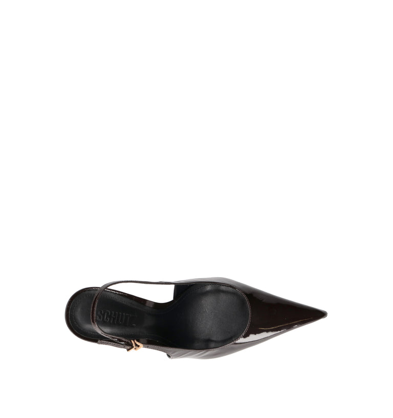SCHUTZ Slingback donna nero in pelle