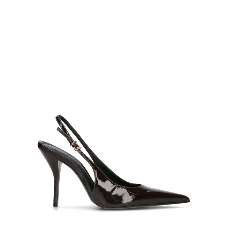 SCHUTZ Slingback donna nero in pelle