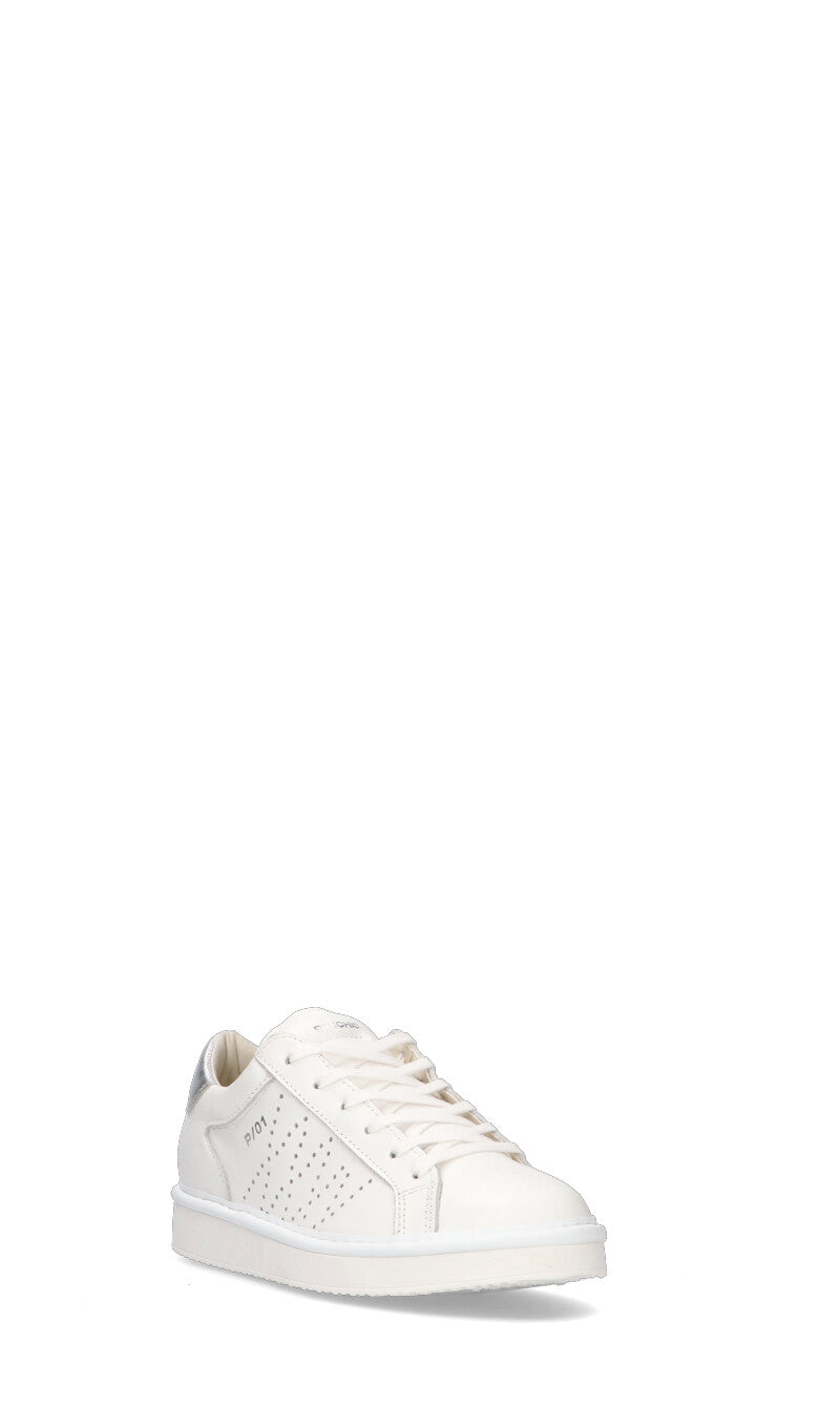 PANCHIC Sneaker donna bianca/argento in pelle