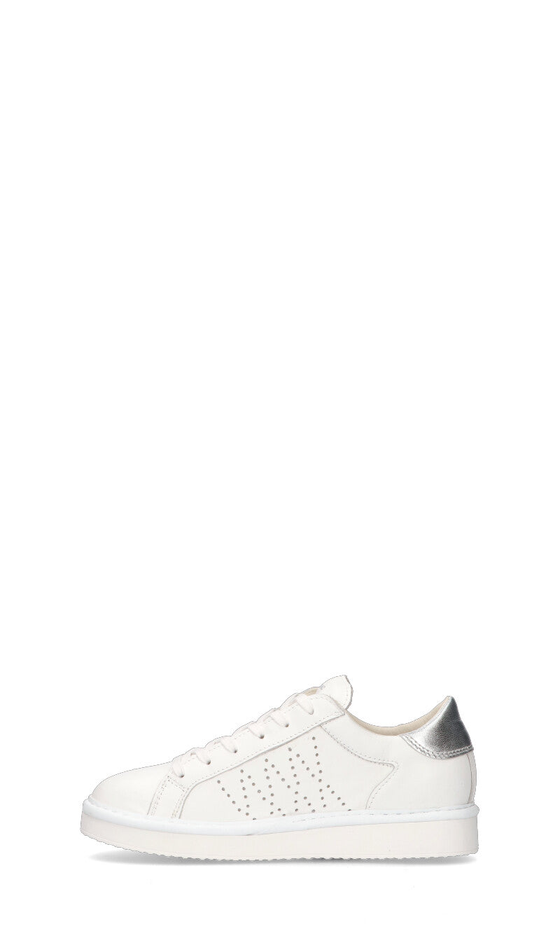 PANCHIC Sneaker donna bianca/argento in pelle