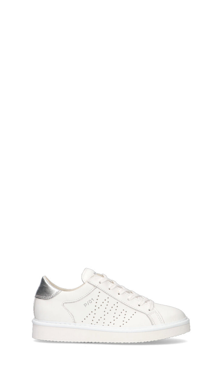 PANCHIC Sneaker donna bianca/argento in pelle