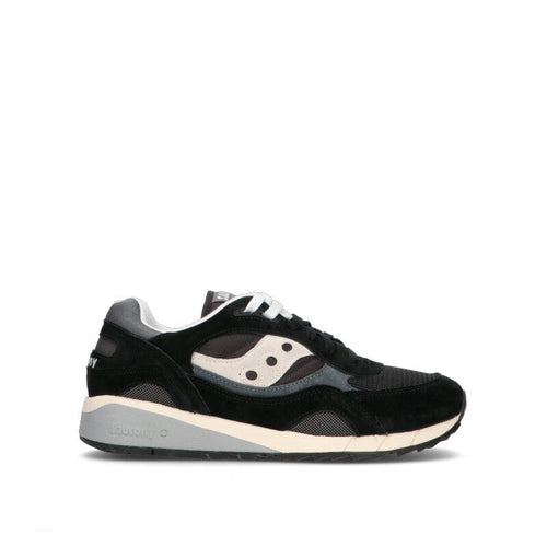 SAUCONY - SHADOW 6000 Sneaker uomo nera in suede