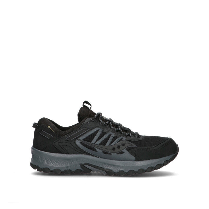 SAUCONY - GRID PEAK GTX Sneaker uomo nera in gore-tex