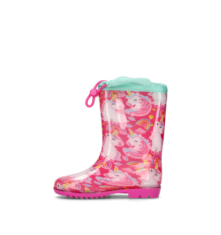 DISNEY Stivale pioggia  bimba rosa
