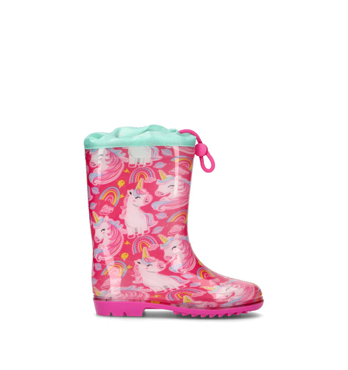 DISNEY Stivale pioggia  bimba rosa