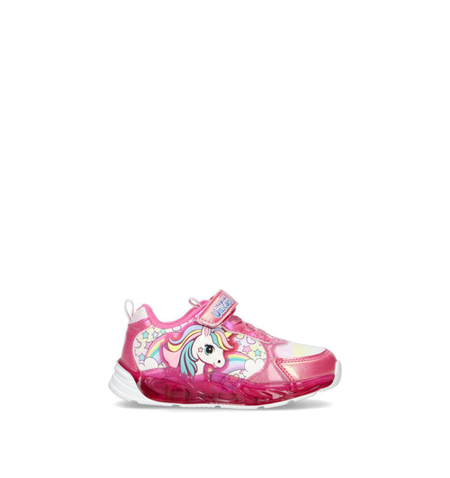 DISNEY Sneaker bimba fucsia con luci