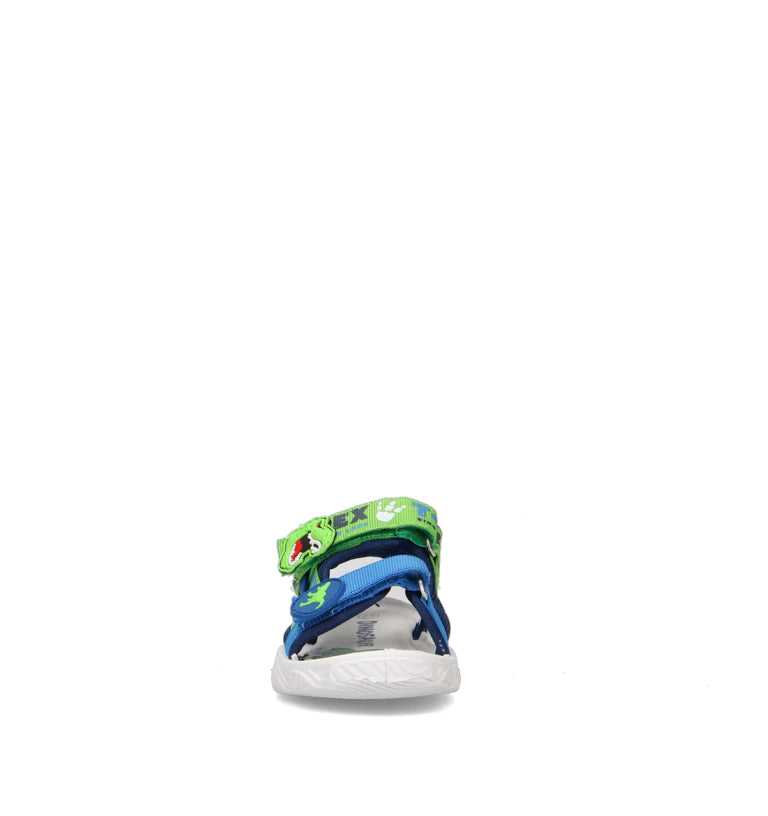 DISNEY Sandalo bimbo blu/verde con luci