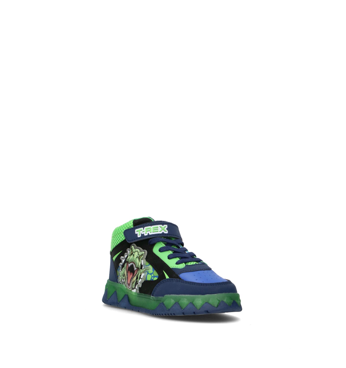 DISNEY Sneaker bimbo blu/verde con luci