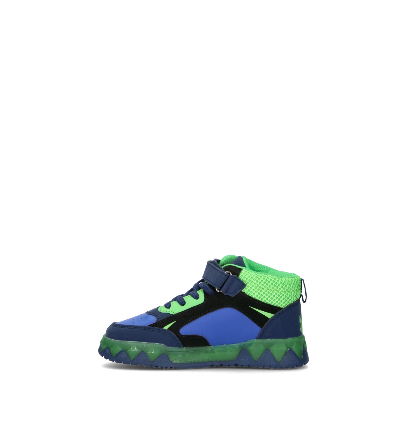 DISNEY Sneaker bimbo blu/verde con luci