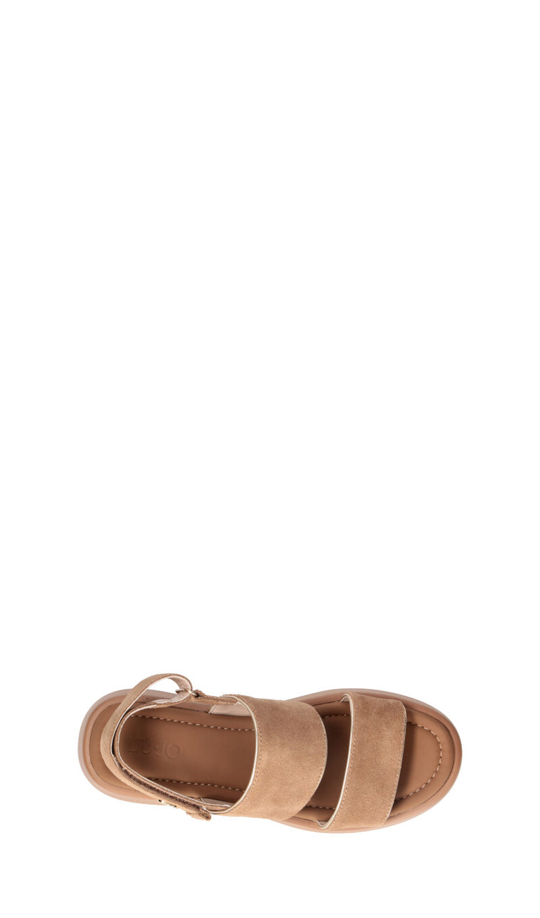 LIU JO Sandalo donna marrone in suede