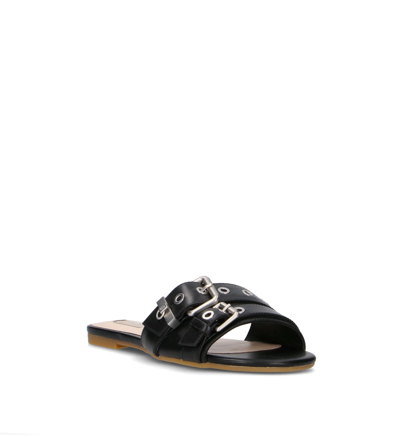 LIU JO Ciabatta donna nera in pelle