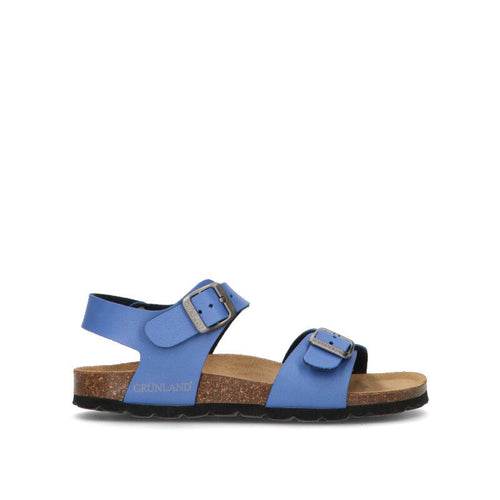 GRUNLAND Sandalo ragazzo blu